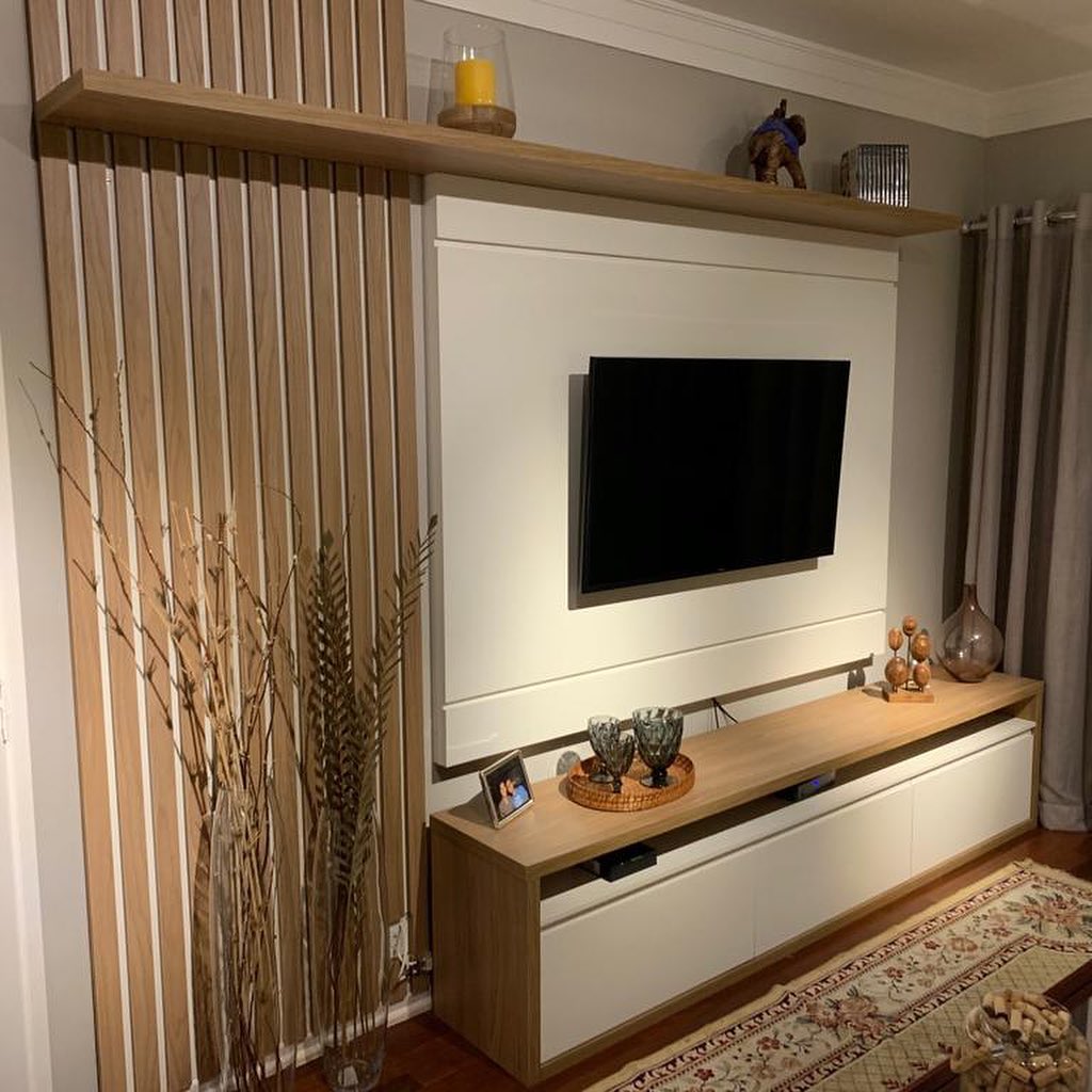 custo painel tv planejado com led e instalacao