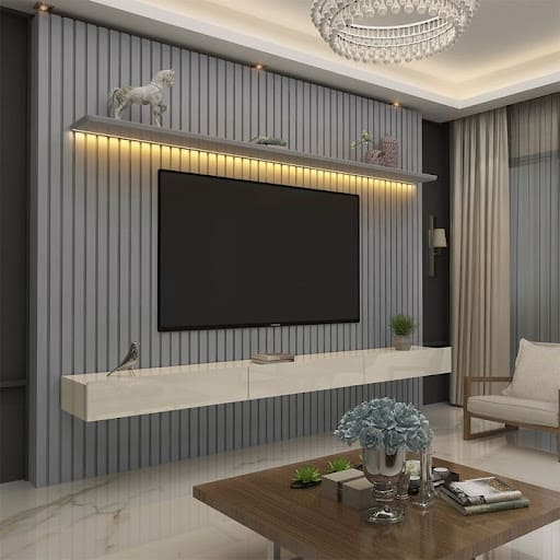 custo painel tv planejado com led e instalacao