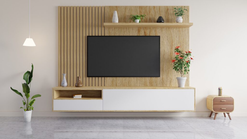 10 ideias painel tv ripado led para sala moderna