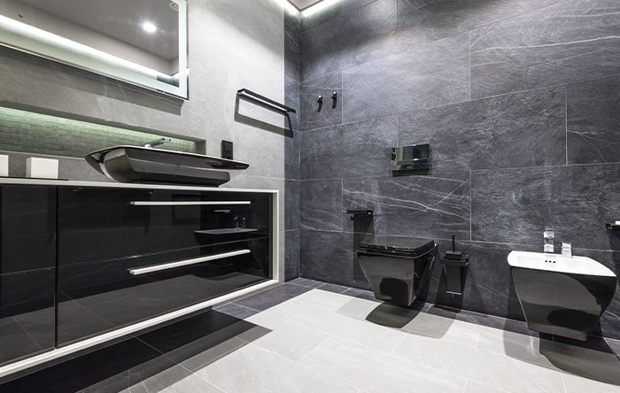 como evitar banheiro preto e branco frio