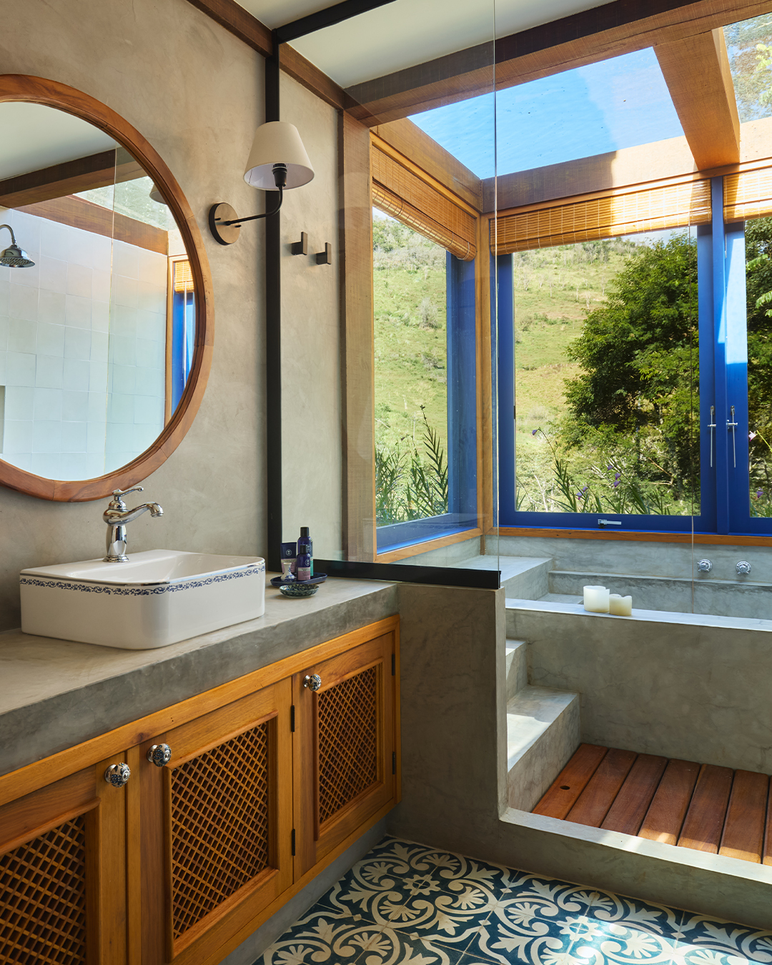 ideias decoração banheiro farmhouse pequeno