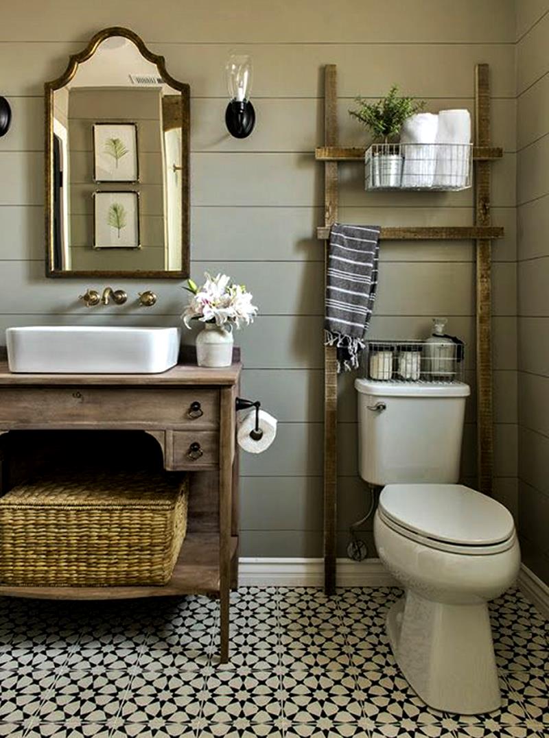 quanto custa decorar banheiro estilo farmhouse