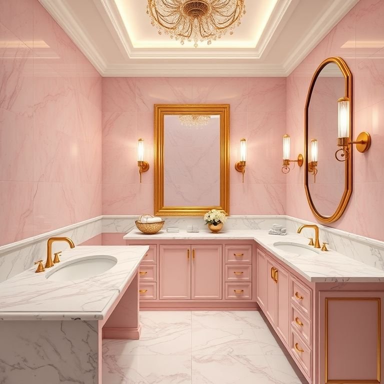 como usar azulejo metrô rosa no box do banheiro