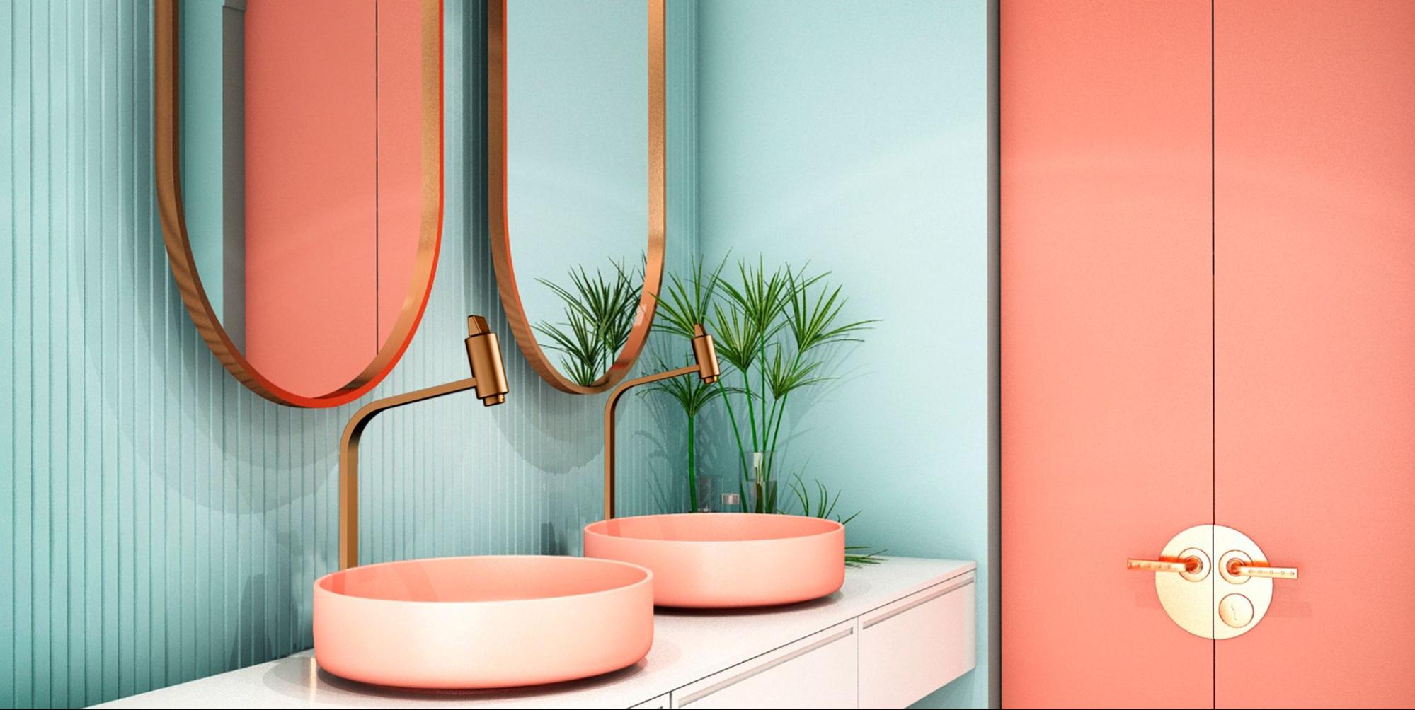 quanto custa decorar um banheiro de rosa