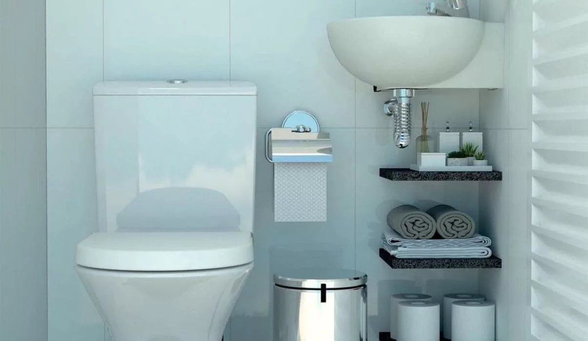 decoração de banheiro simples de pobre