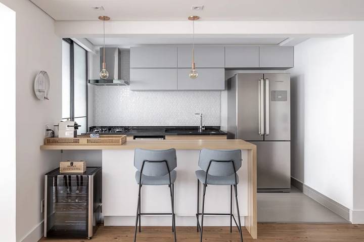 cores de parede para cozinha pequena 3x3