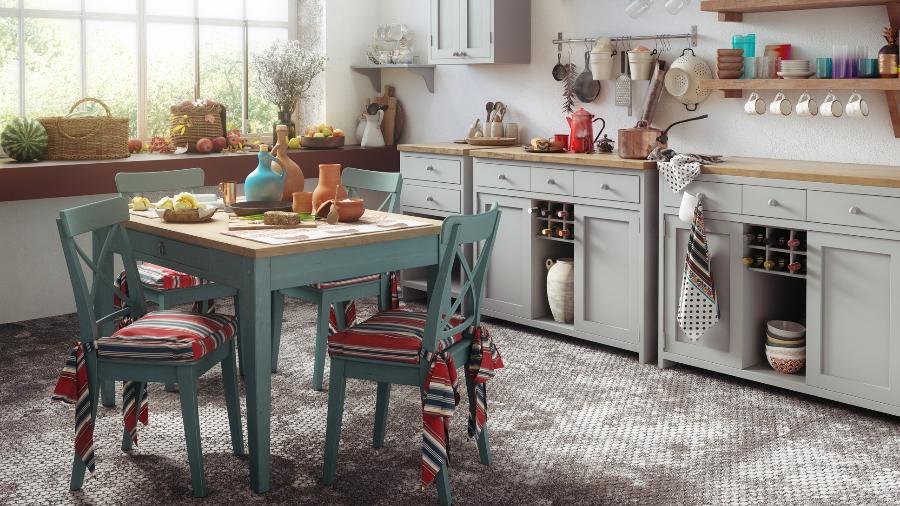 cozinha fazenda vs cozinha rústica