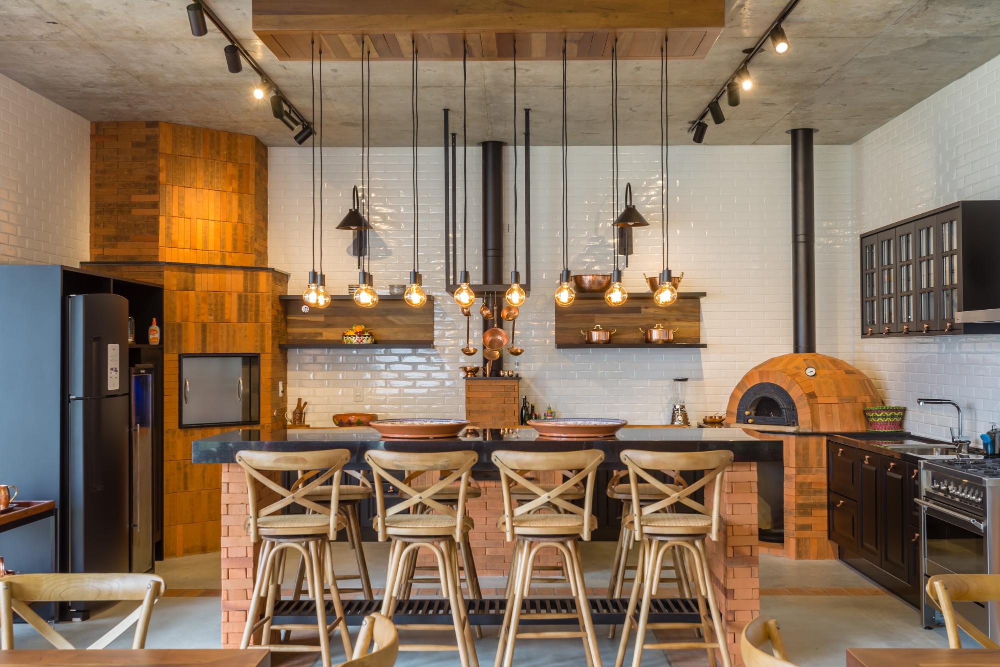 como usar madeira na decoração de cozinha fazenda