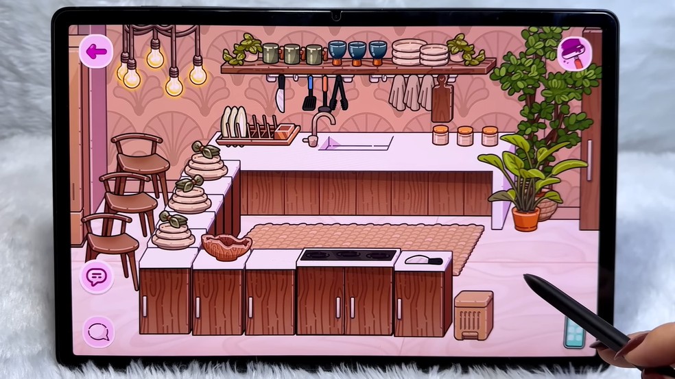 decoração de cozinha no avatar world