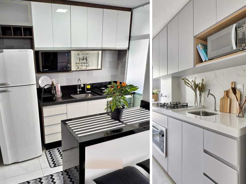 decoração de cozinha simples e pequenas
