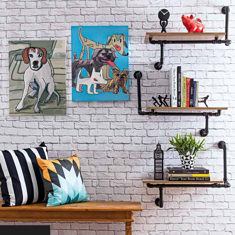 erros comuns decoração escritório tijolinho branco