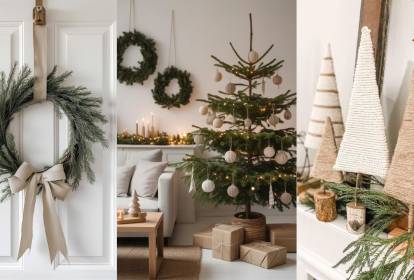 ideias de decoração de natal escandinava simples