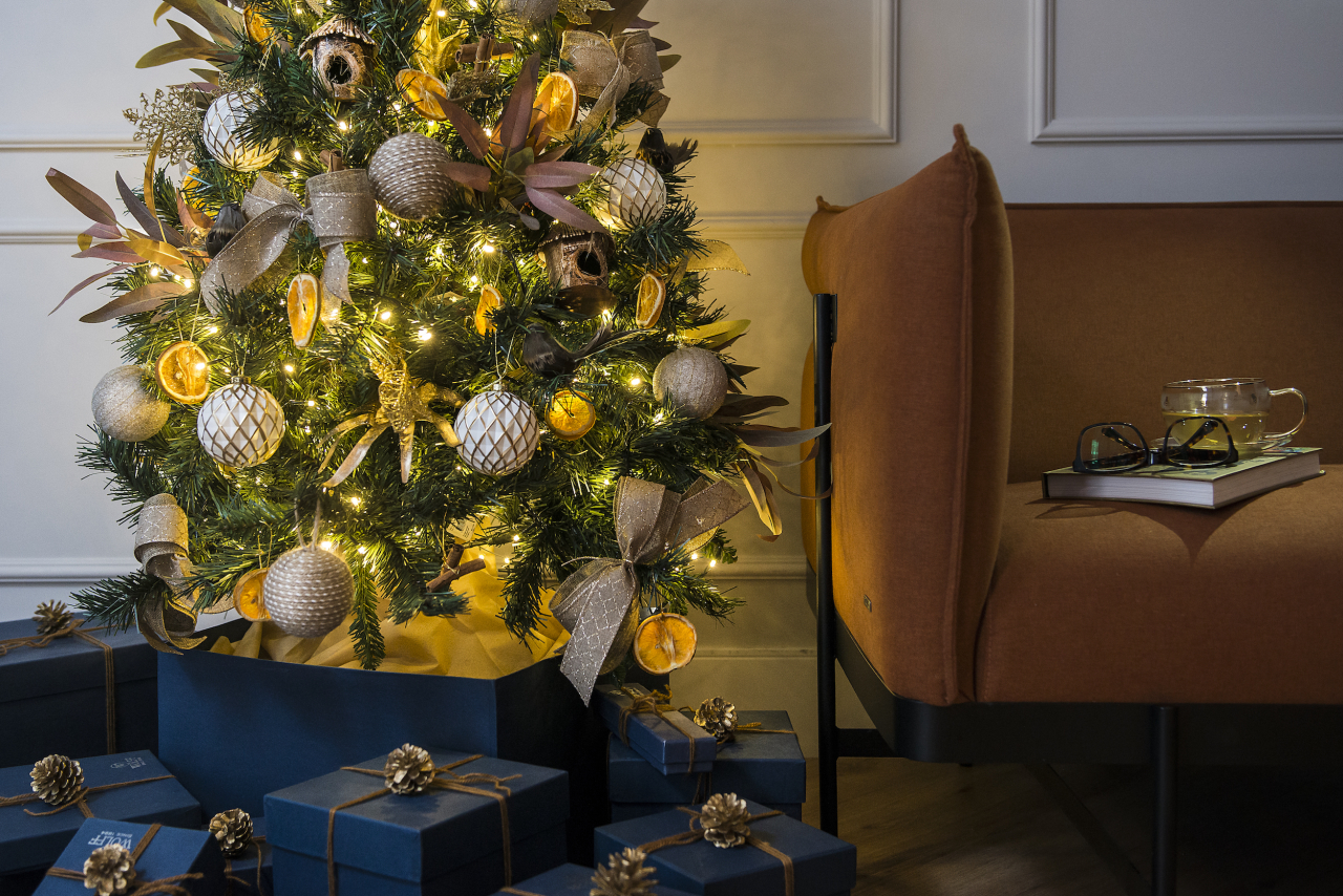 como fazer enfeites de natal escandinavos com papel