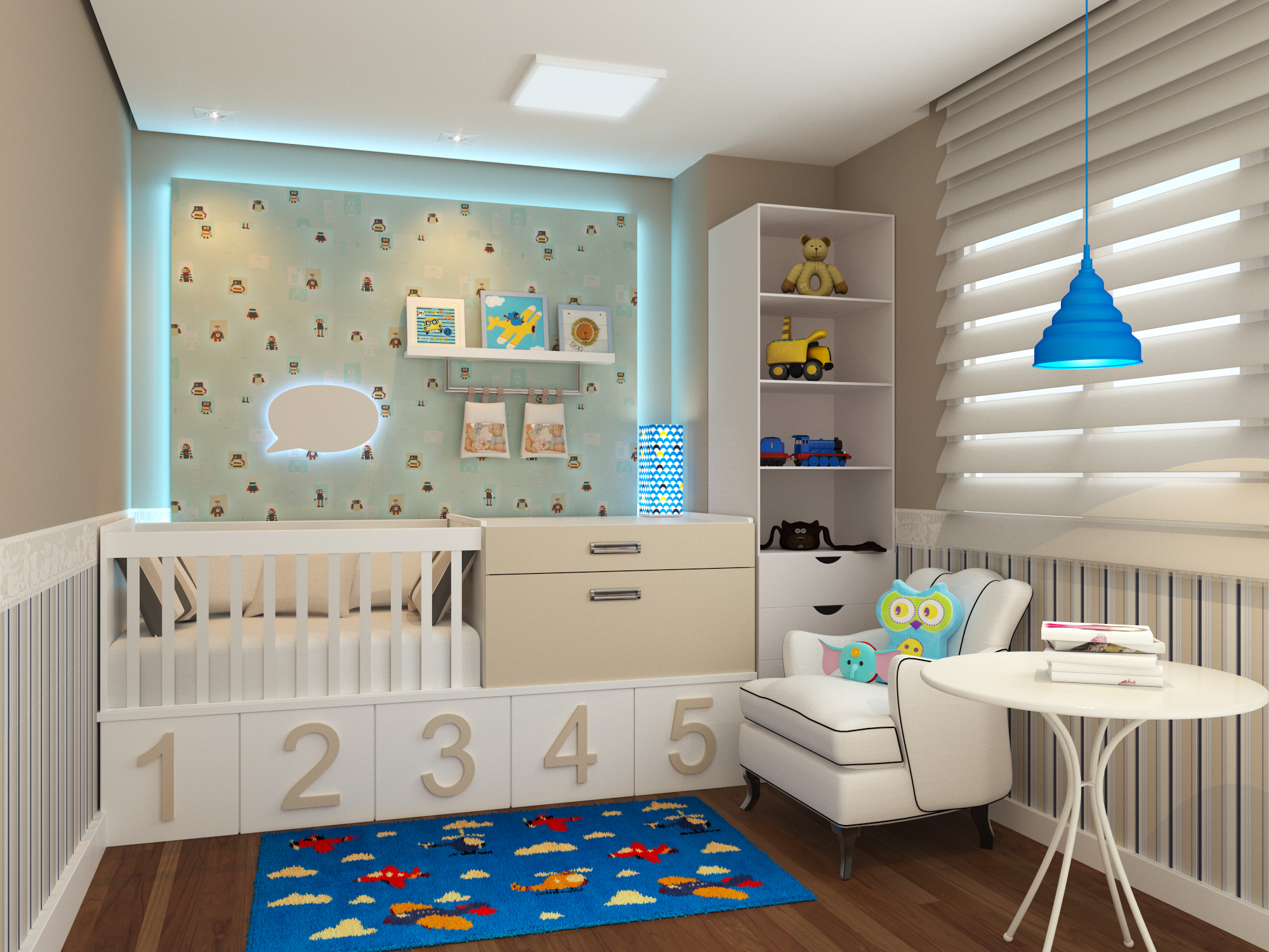 decoração de quarto de bebe