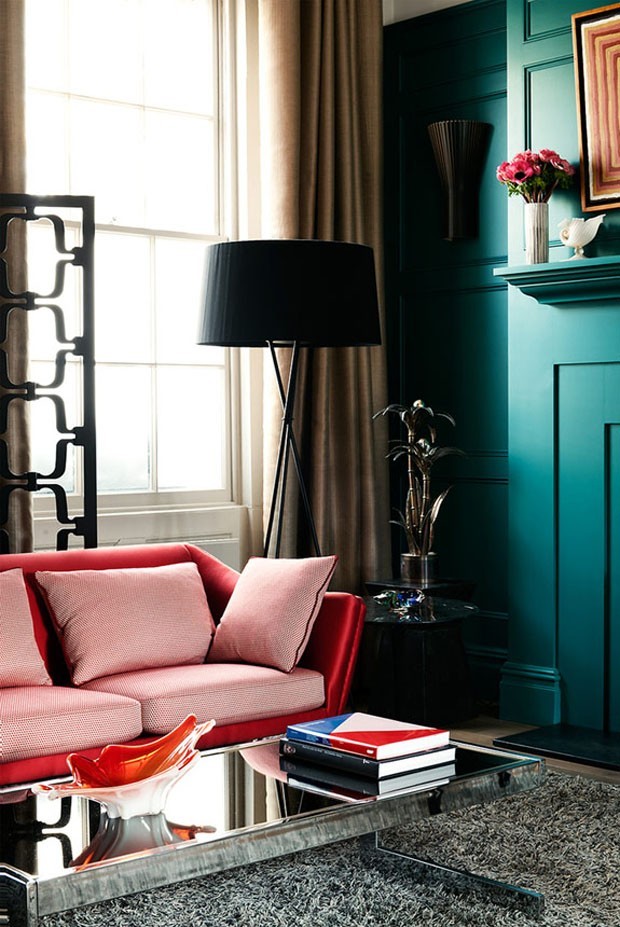 ideias de sala com cores vibrantes para transformar seu lar