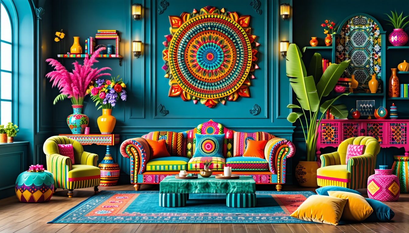 como não deixar sala maximalista bagunçada