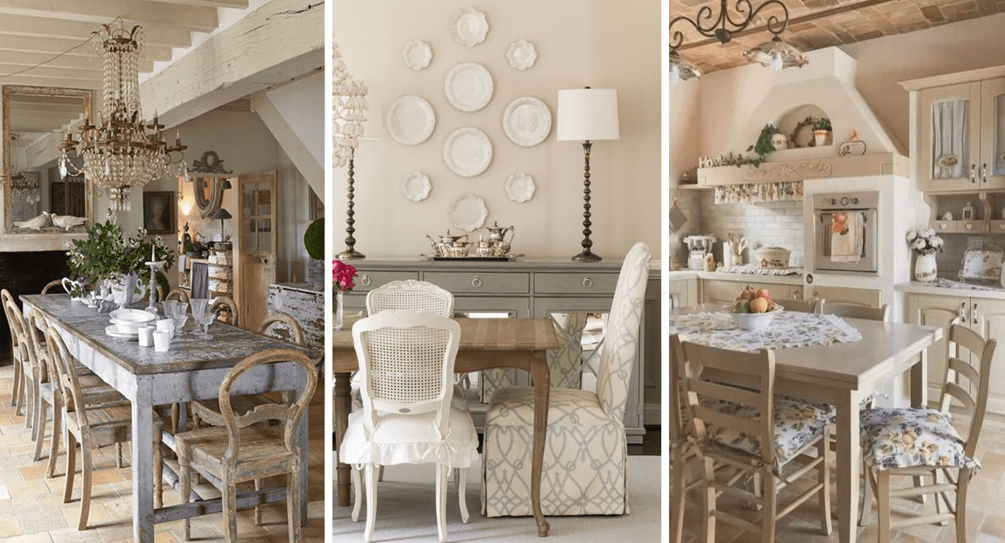 decoracao de sala com estilo shabby chic