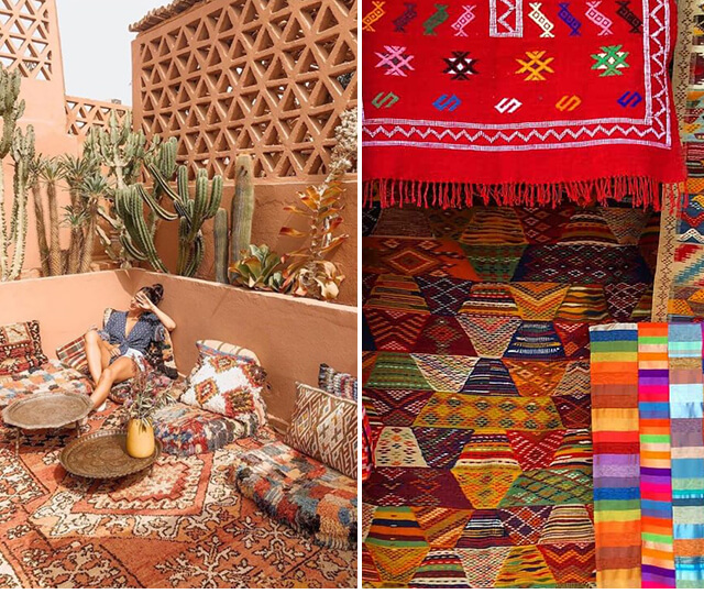decoracao de sala com inspiracao marroquina
