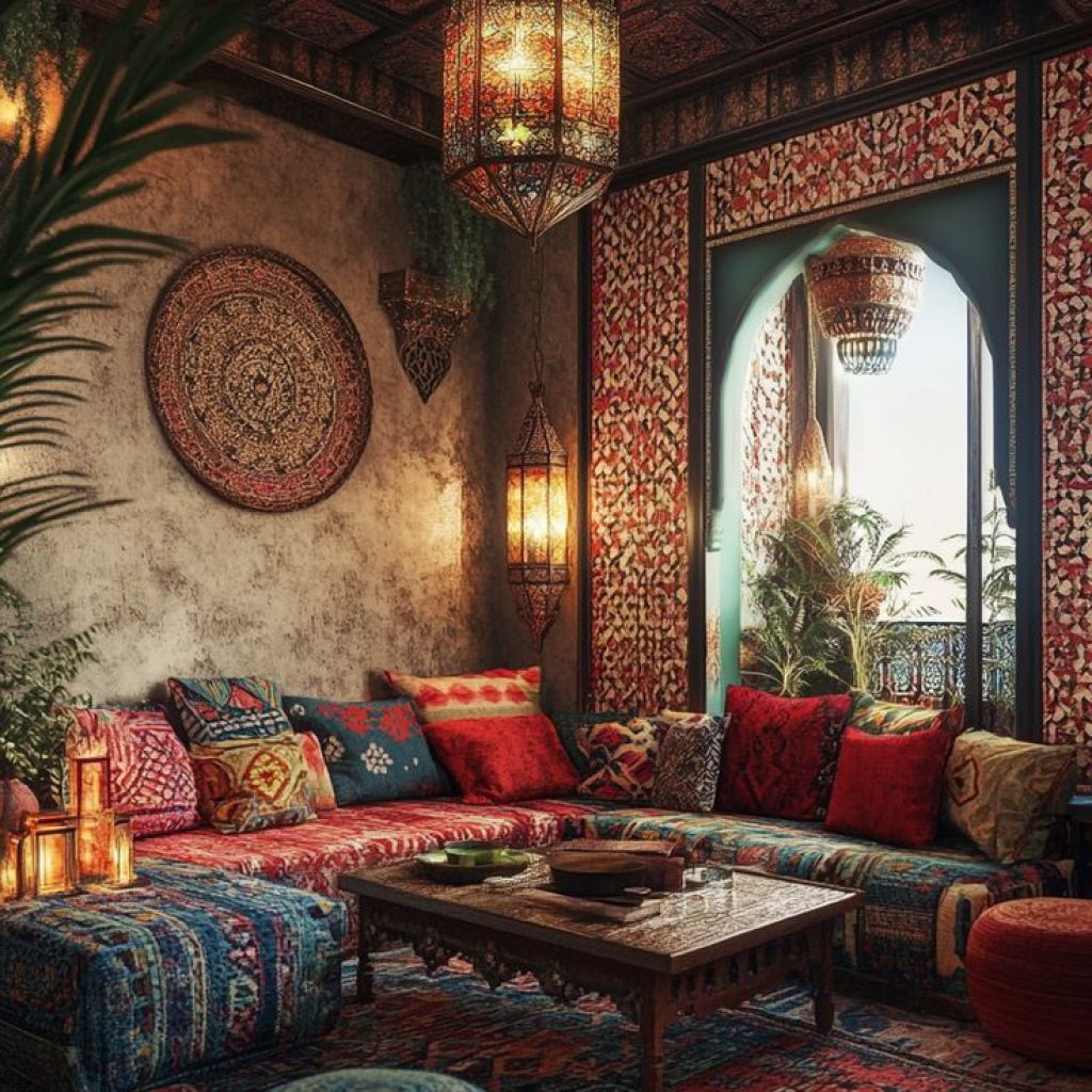 decoração marroquina vs indiana sala