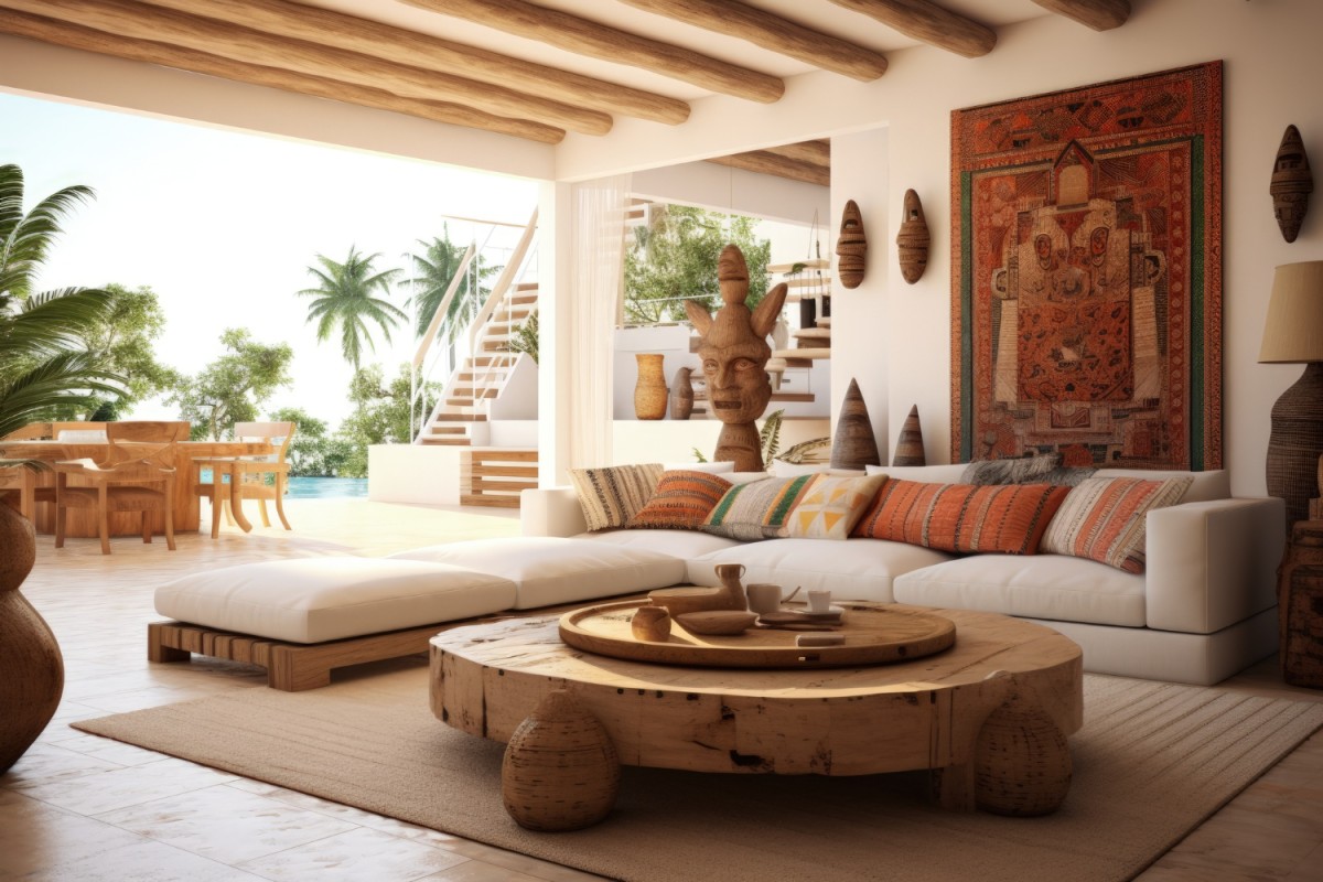 ideias inspiradoras sala praia chique