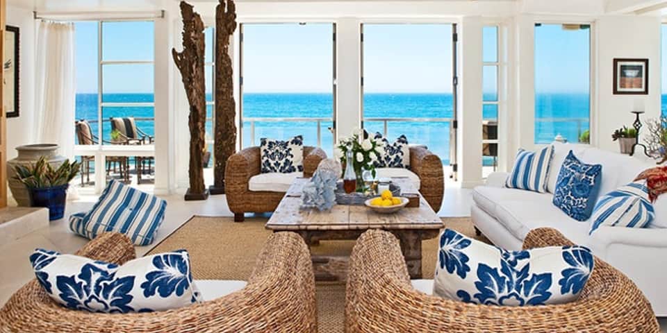 quanto custa decorar sala estilo praia chique