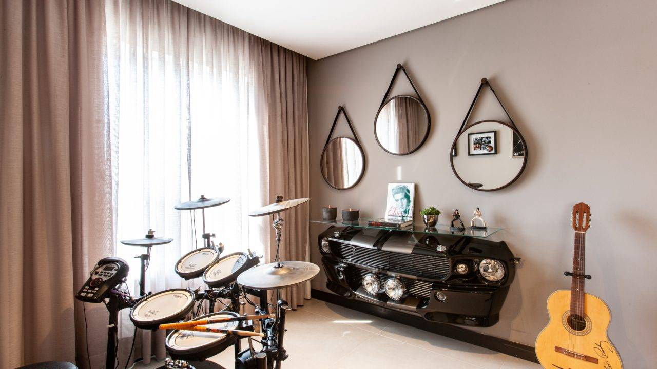 decoração de sala musical vs decoração tradicional