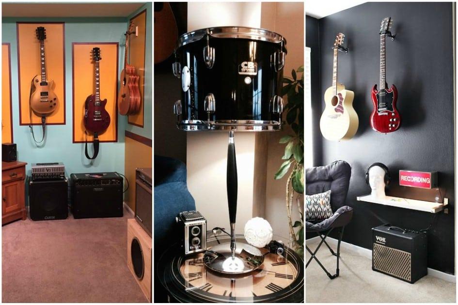 decoração de sala musical vs decoração tradicional