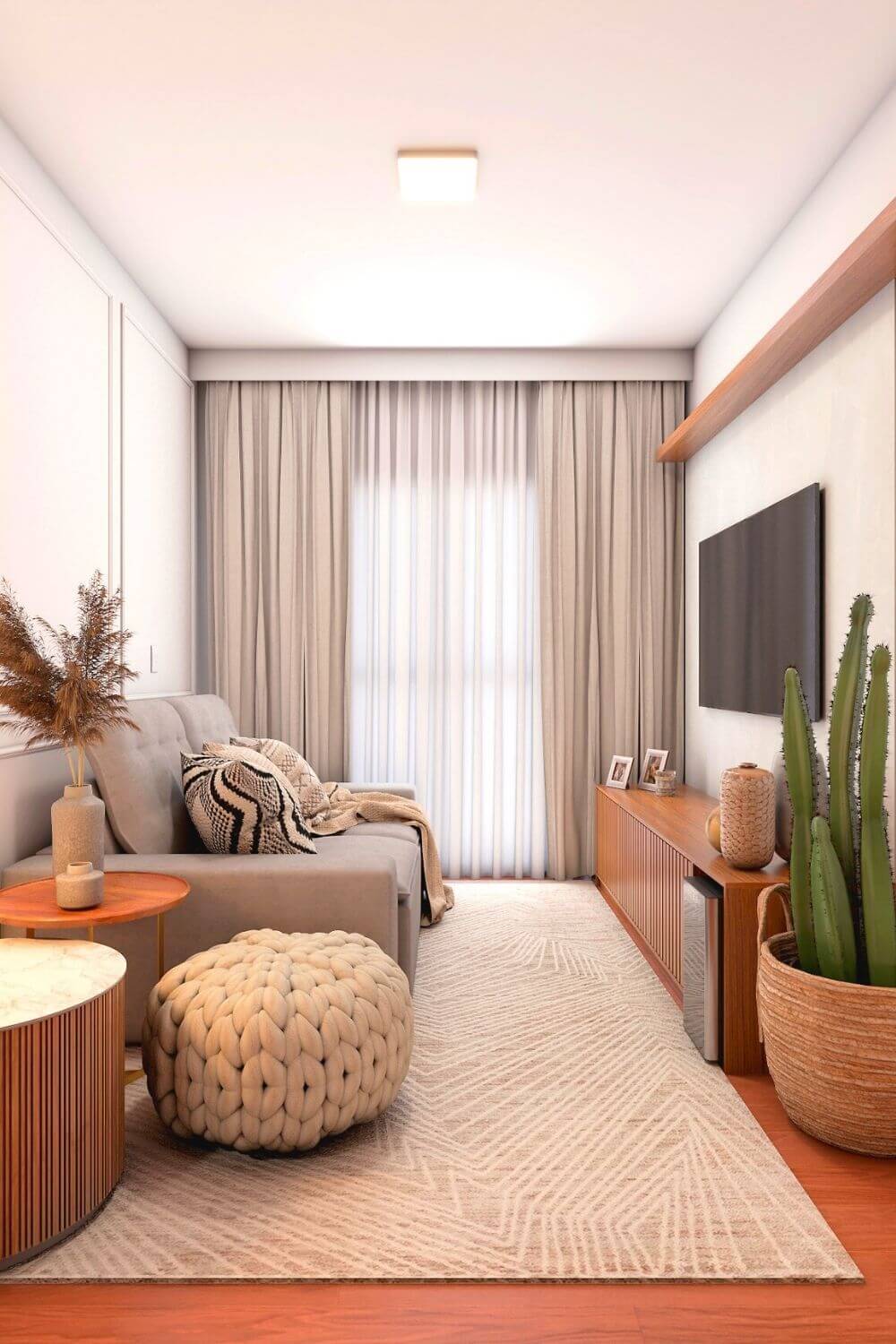 erros comuns ao decorar sala de estar pequena