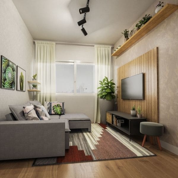 como escolher o sofá ideal para sala de estar pequena