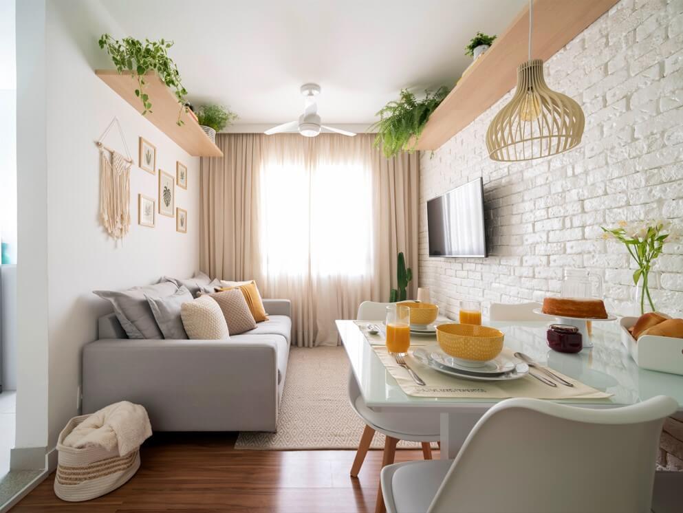 decoração de sala pequena