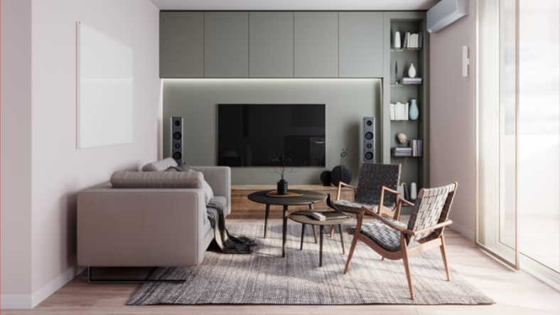 decorar sala retangular gastando pouco