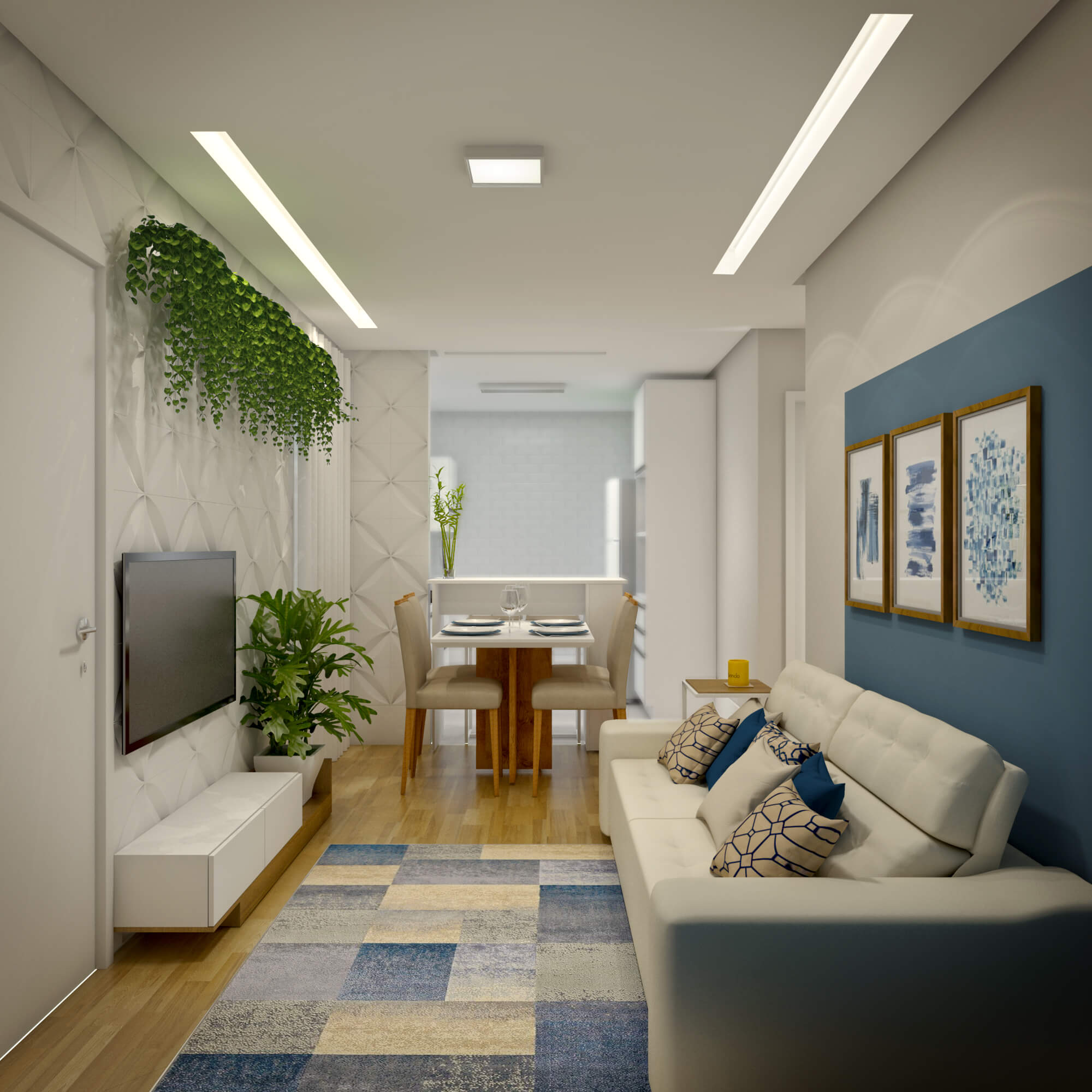 como evitar erros decorar sala retangular estreita