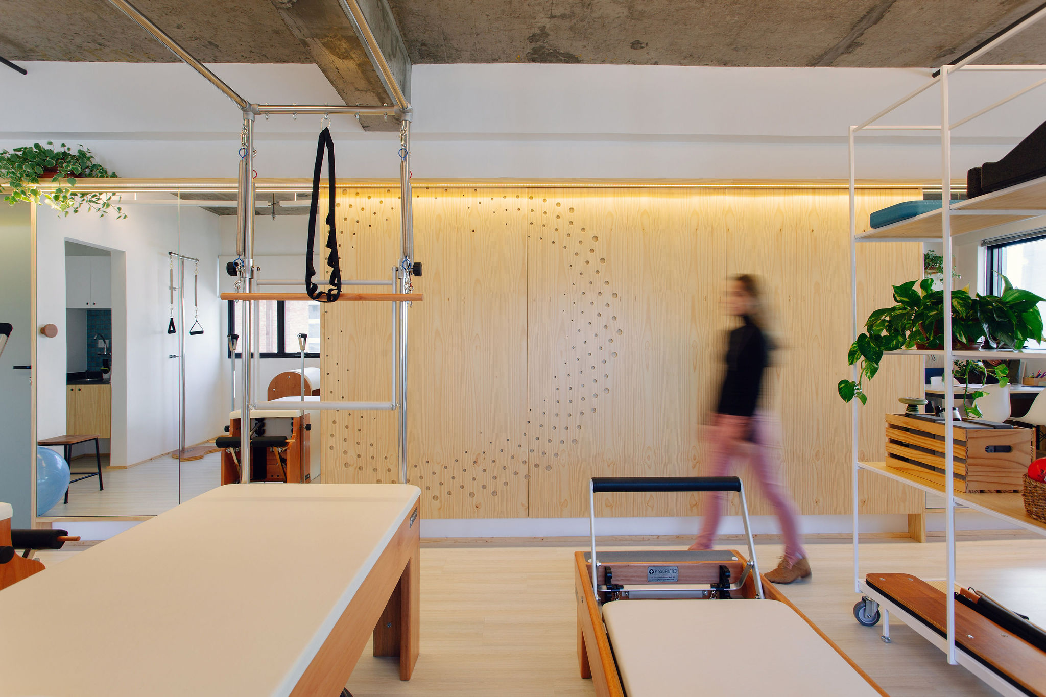 decoracao de studio de pilates