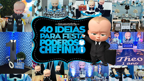 ideias criativas decoração poderoso chefinho 1 ano