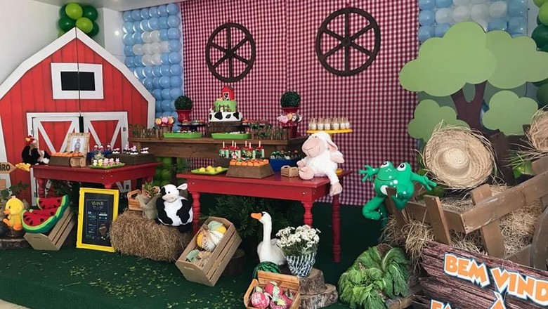 decoração fazendinha luxo ou diy qual escolher