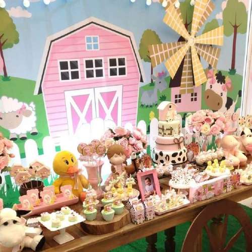 decoração fazendinha luxo ou diy qual escolher