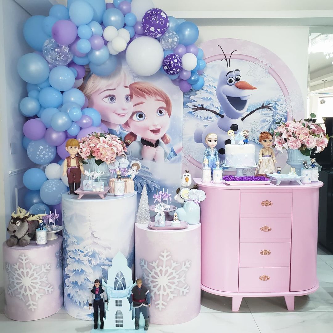 decoração frozen