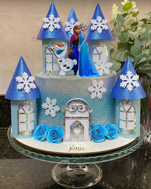 decoração frozen vs decoração princesa