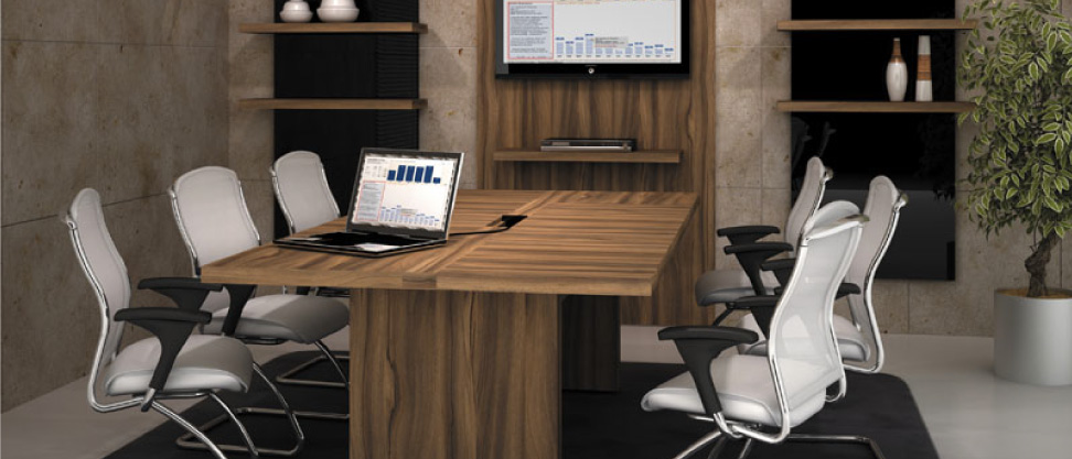 decoracao para sala de reuniao