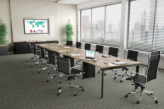 design biofilico sala reuniao pequena