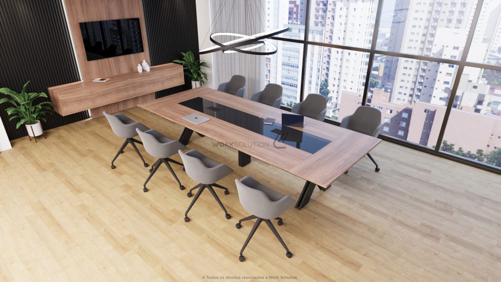 ideias decoracao sala reuniao moderna