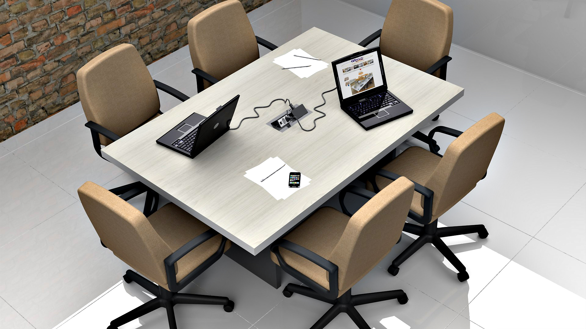 decoracao para sala de reuniao