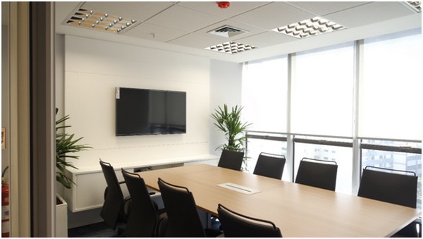 decoracao para sala de reuniao