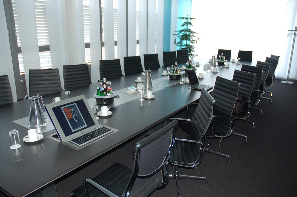 ideias decoracao sala reuniao moderna