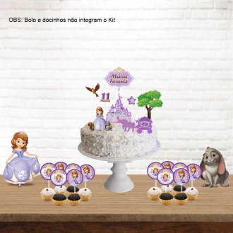 como economizar decoração princesa sofia barata