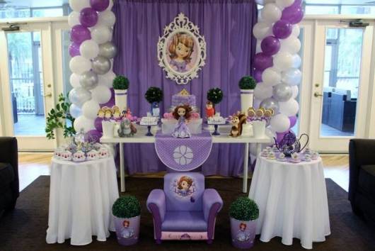 decoração princesa sofia