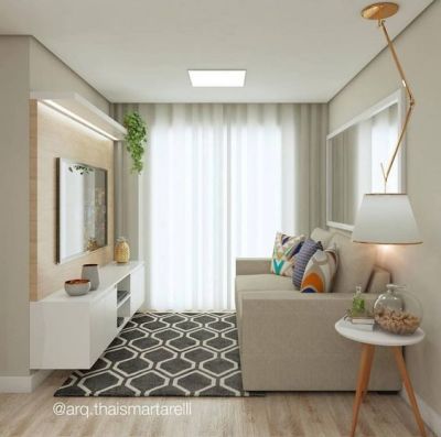 Decoração minimalista para salas pequenas