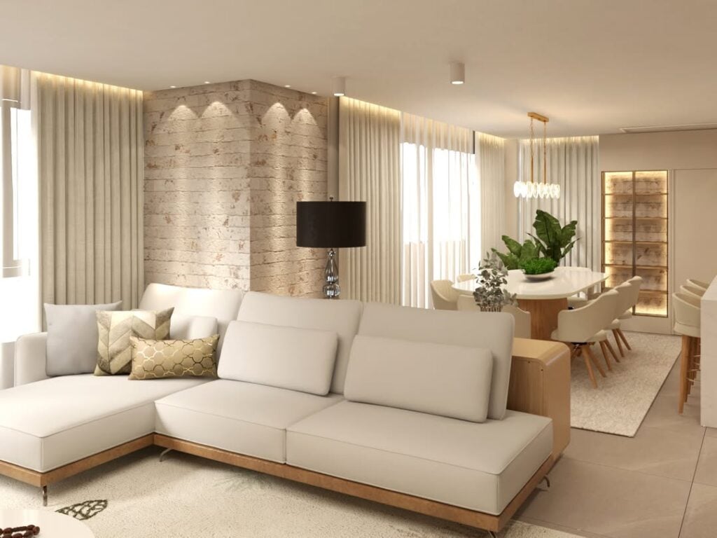 Como usar espelhos para ampliar salas pequenas