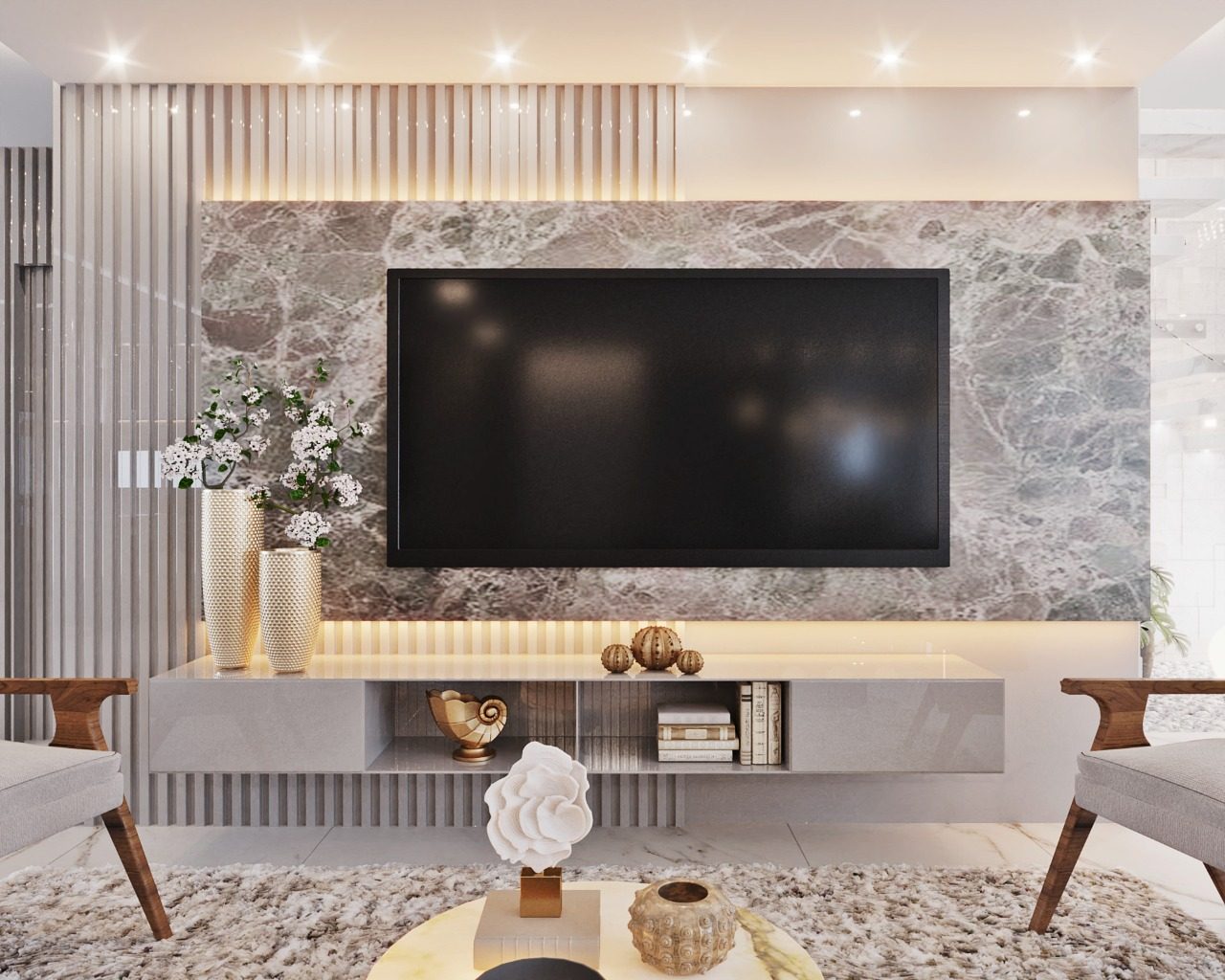 Decoração minimalista para salas pequenas