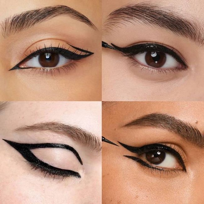 delineado gatinho com delineador liquido